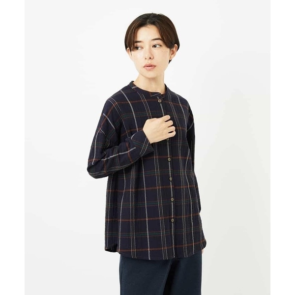 二重織ガーゼデニムロングブラウス | ジャンニ・ロ・ジュディチェ