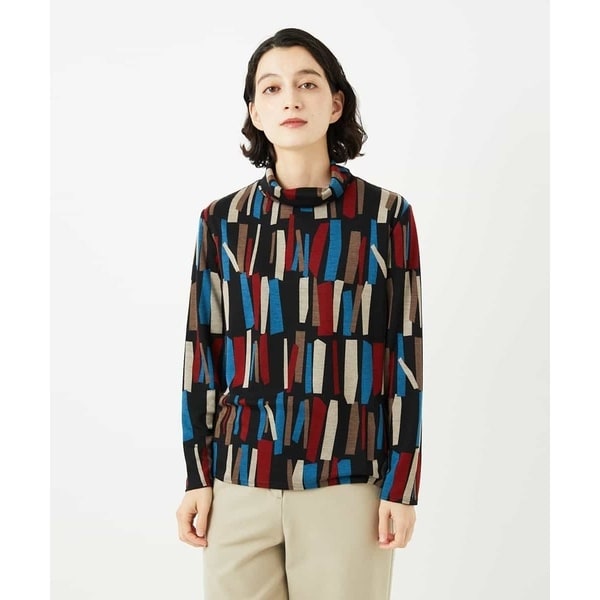 ジャンニ・ロ・ジュディチェ（GIANNI LO GIUDICE）/[洗える・日本製]Tenリバースティックプリントカットソー 日本製]Tenリバースティックプリントカットソー | ジャンニ・ロ