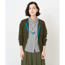 シルク混ニットカーディガン