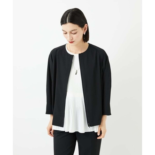 ポプリン カラーレス ジャケット | ビューティー＆ユース ユナイテッド