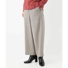 ガンクラブチェックワイドストレートパンツ