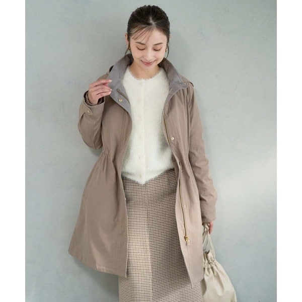 MK ミッシェルクラン（MK MICHEL  ）/【小さいサイズ】ダウンライナー付きマルチwayモッズコート/撥水加工 小さいサイズ】ダウンライナー付きマルチwayモッズコート/撥水加工