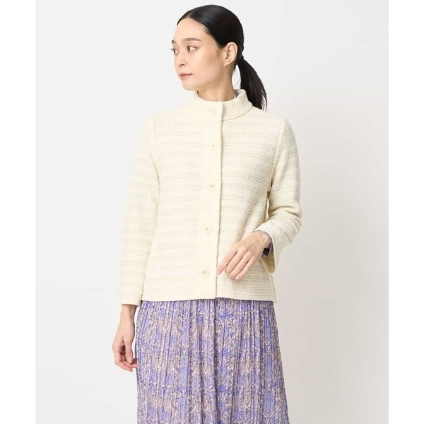 ファンシーツイードニットジャケット | クリスチャンオジャール