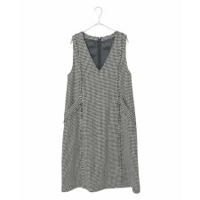 【小さいサイズ/セットアップ対応】千鳥チェックツイードジャンパースカート