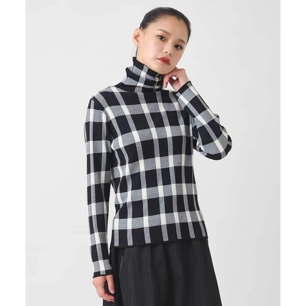 HIROKO BIS ヒロコビズ 千鳥格子柄 ジャケット 伸縮性 【美品】HIROKO 