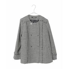 【小さいサイズ/セットアップ対応】千鳥チェックツイードジャケット