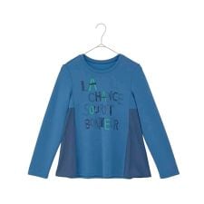 【小さいサイズ】スパンコール刺繍ロゴプルオーバー