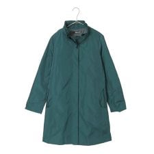 【小さいサイズ】メモリータフタフリルカラーコート