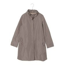 【小さいサイズ】メモリータフタフリルカラーコート