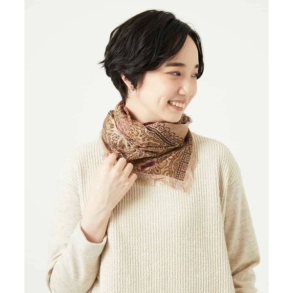 ジャンニ・ロ・ジュディチェ（GIANNI LO GIUDICE）/エスニックスクエアストール エスニックスクエアストール | ジャンニ・ロ・ジュディチェ(GIANNI LO