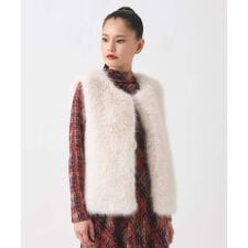 【小さいサイズ】シャギーフェイクファージレ