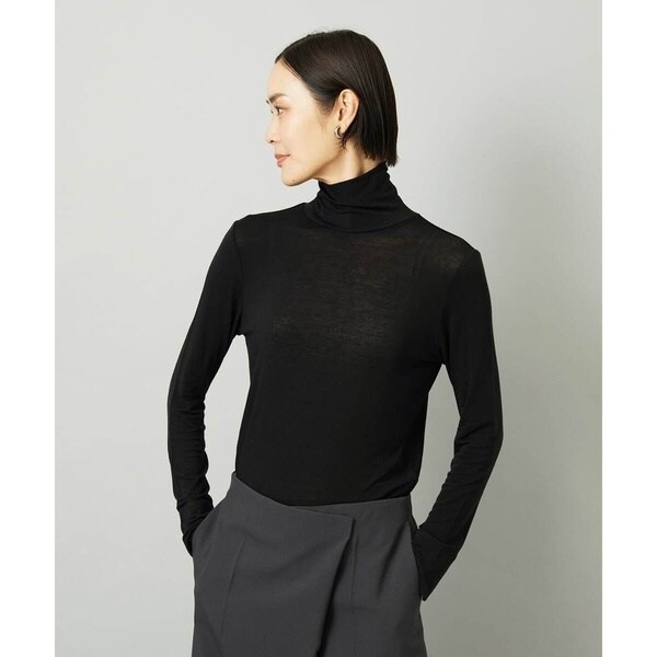 小さいサイズ]ランタンスリーブレース切り替えカットソー | ミッシェル