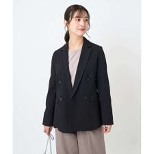 【小さいサイズ】ダブルブレストジャケット/洗える
