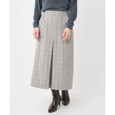 ジャンニ・ロ・ジュディチェ(GIANNI LO GIUDICE)のレーヨン混ストレッチチェックスカート