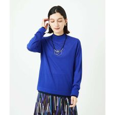 [アンサンブル対応]ウォッシャブルウールハイネックニット