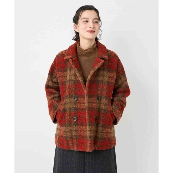 ボアカラーPコート | グレースコンチネンタル(GRACE CONTINENTAL