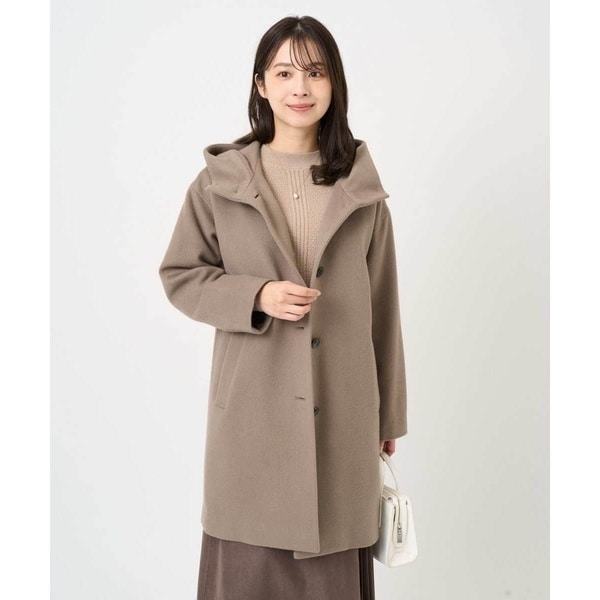 美品　Spick&Span スーパー160sテントラインショートコート キャメル Spick&span テントラインショートコート Spick & Span（スピックアンド