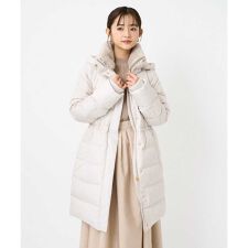 【小さいサイズ】ベーシックタフタ ロングダウンコート/撥水加工
