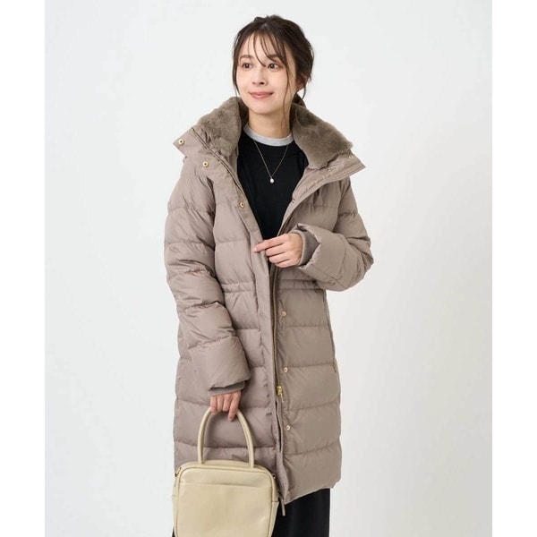 美品♡X-united ロングダウンコート フード ファー 2way マキシ丈