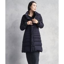 [小さいサイズ][定番人気]2WAYストレッチダウンミドルコート