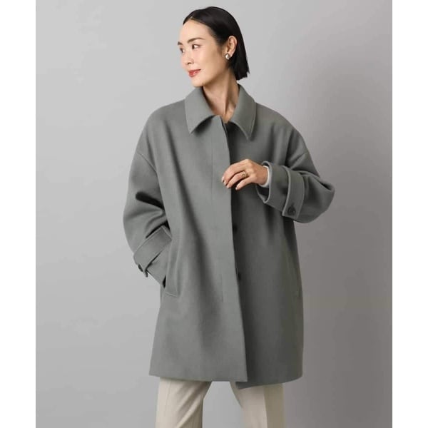 ベルテッド チェック ウール ヘリンボーン コート | ポロ ラルフ