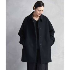 [小さいサイズ]スーパー100sウールステンカラーコート