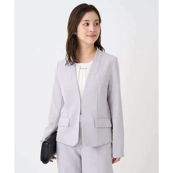 新品同様綺麗　スピックアンドスパン⭐️25SS完売のリネンエアリージャケット 38 新品同様綺麗 スピックアンドスパン⭐️25SS完売のリネンエアリー