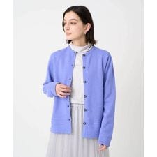 [アンサンブル対応]メリノウールカラーカーディガン