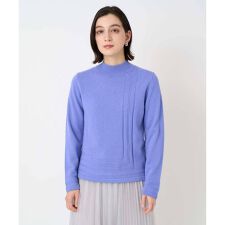 [アンサンブル対応]メリノウールカラーハイネックニット