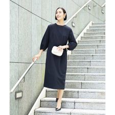 [小さいサイズ]［オケージョン/セレモニー］スリーブコンシャスワンピース