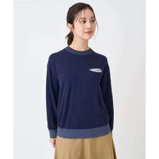 配色デザインポケットニット