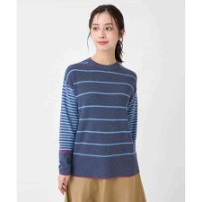 パネルボーダーニット