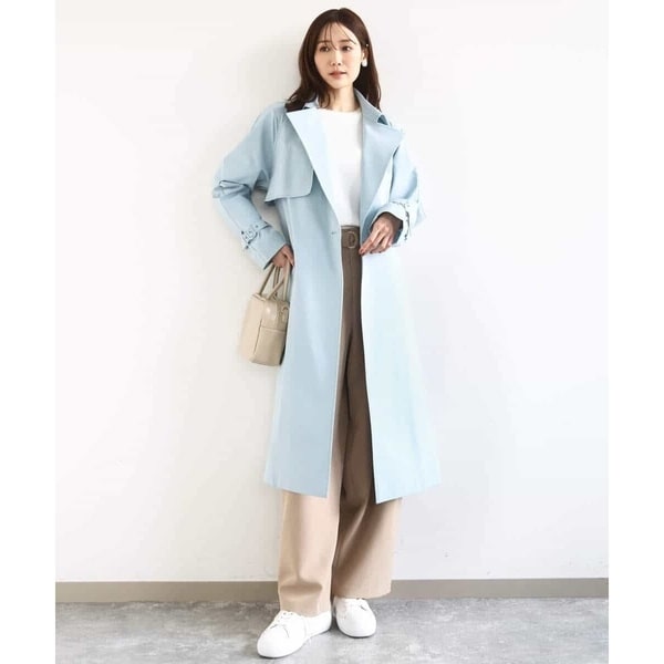 未使用　IENA Pe/ポプリンシングルトレンチコート IENA Pe/ポプリンシングルトレンチコート IENA（イエナ）の「PE