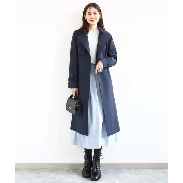 Noble コットンダブルクロスハーフコート Noble（ノーブル）の「コットンダブルクロスハーフコート（トレンチ