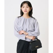 【小さいサイズ】バルーンヘムブラウス/洗える