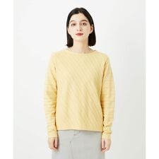 ケーブル柄ニットプルオーバー