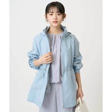 【小さいサイズ】2wayタイプライターミドル丈ブルゾン/洗える