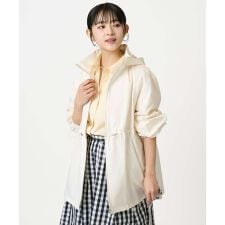 【小さいサイズ】2wayタイプライターミドル丈ブルゾン/洗える