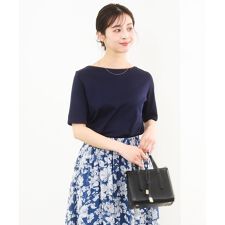 【小さいサイズ】シルケットフライス半袖カットソー/洗える