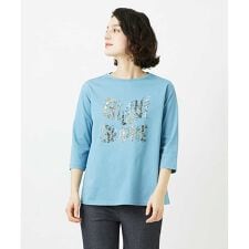 [日本製]ハイゲージ天竺ロゴカットソー