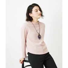 [日本製]ジャガード織りカットソー