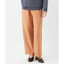 [セットアップ対応]二重織ガーゼデニム製品染めパンツ