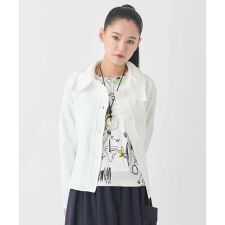 【小さいサイズ】ドットジャガードペプラムニットカーディガン /洗える