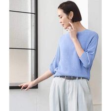 [小さいサイズ]ホールガーメント(R)ラグランラメニット