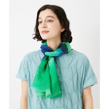 ブルーリーボーダーストール