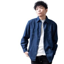 デニムシャツ メンズ シャツ デニム カジュアルシャツ メンズシャツ 綿100 長袖シャツ