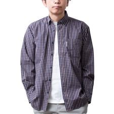 シャツ メンズ 長袖 ブロードシャツ チェック ストライプ 長袖シャツ おしゃれ カジュアルシャツ