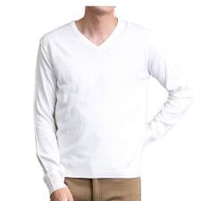 ニット メンズ カシミヤタッチ Vネック タートルネック 選べる2種類 vネック 長袖 ニットソー