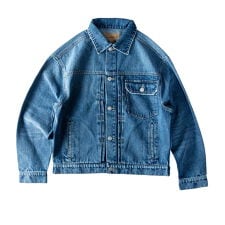 ジェネレス(geneless)のデニムジャケット メンズ Gジャン ジージャン ゆったり ルーズ ジャケット オーバーサイズ