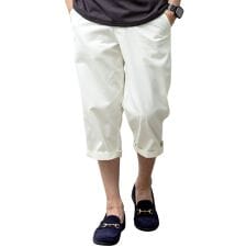 ジェネレス(geneless)のクロップドパンツ メンズ ひざ下 7分丈 綿100％ 夏服 夏物 ショートパンツ コットン